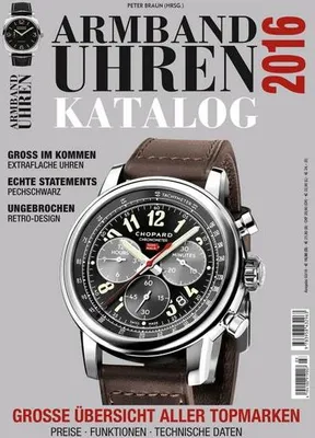 Produktbild von Armbanduhren Katalog 2016