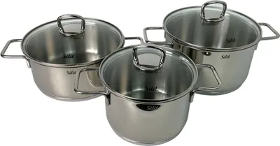 Image de Ensemble de casseroles Silit Alicante, 3 pièces, référence 3201019675, code EAN 4004633305385