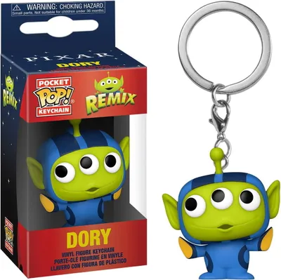 Produktbild von Disney Pixar Alien Remix - Dory - Schlüsselanhänger Funko Pocket POP! Keychain