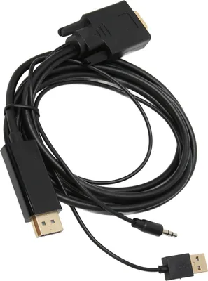 Image de Haofy C?ble VGA vers connecteur, Connecteur son int?gr ?, Puce CI avanc?e int?gr?e, Plug-and-Play Emp?che les interf?rences, C?ble de conversion vid?o pour projecteurs
