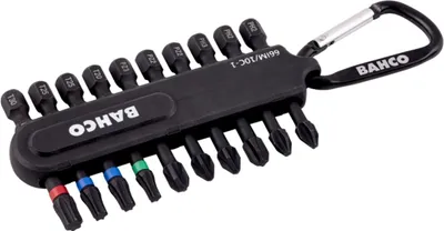 Obrázek produktu pro Sada 10 bitů Bahco 1/4" pro šrouby Phillips, Pozidriv a TX – 10 ks