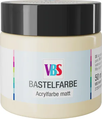 Produktbild von VBS Bastelfarbe, 50 ml Elfenbein
