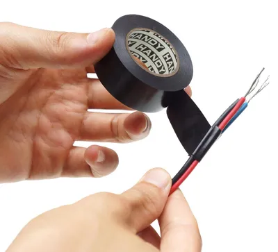 Produktbild von 5× Isolierband Schwarz 15 mm × 10 m – Set mit 5 Rollen – PVC-Elektroisolierband zur Kabelisolierung und zum Schutz – Bis >600 V [11089BK]