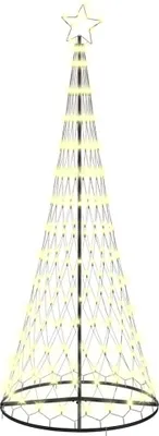 Image de Arbre de Noël LED avec 295 LED Blanc chaud 250 cm Métal