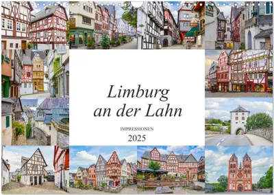Produktbild von Limburg an der Lahn Impressionen (Wandkalender 2025 DIN A3 quer), CALVENDO Monatskalender