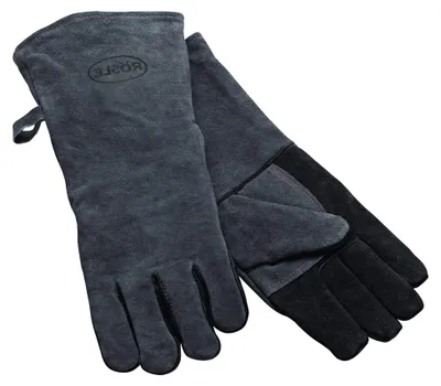 Produktbild von Grillhandschuhe, 2-teilig, Leder, , Universalgröße 24/XL in Geschenkverpackung - Ofenhandschuhe, BBQ-Handschuhe, Kochhandschuhe, Alternative zu Topflappen