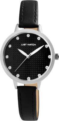 Produktbild von Just Watch Michele Damenuhr Lederarmband Dornschließe Leuchtzeiger Miyota Quarz JW10179