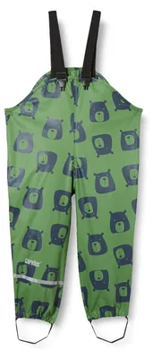 Productafbeelding van CareTec Unisex Kinderoverall - Polyurethanjas zonder fleece, regenbroek, groen, maat 140 EU