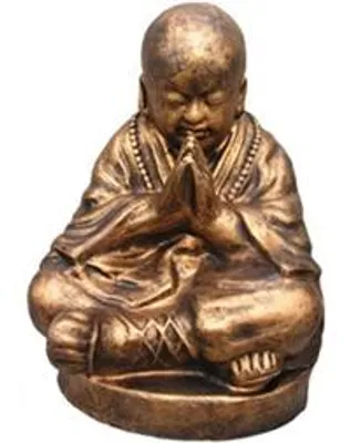 Obrázek produktu pro Dekorativní figurální socha 49 cm Figury Sochy Sochy Zlatý Buddha (B16)