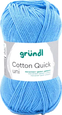 Obrázok produktu pre Gründl Bavlna quick uni, 50g.100% bavlna, mercerizovaná, háčkovacia a pletacia priadza, 50g / 125 m, NS 3-4 127
