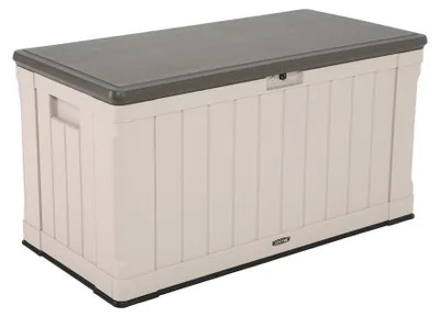 Produktbild von Lifetime Kunststoff Gartenbox Harmony 440 L Auflagenbox & Gartentruhe Lichtgrau 64x128x67 cm