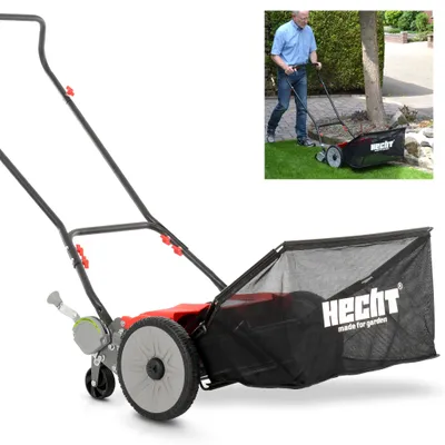 Produktbild von HECHT 514 Spindelmäher | 46 cm Schnittbriete | 50 Liter Fangkorb | 9-fach Schnitthöhenverstellung