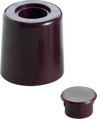 Produktbild von Hettich Türstopper 29,0 x 26,5 mm braun - 2 Stück