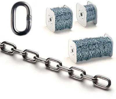 Obrázek produktu pro GENOVSKÝ ŘETĚZ NA CÍVCE č. 16 (2,8 mm) – PxH 17x6,6 – cívka 100 m