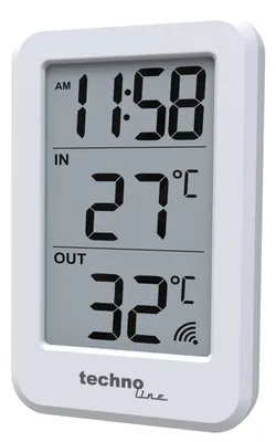 Zdjęcie produktu dla Stacja temperatury Technoline WS9172 | zegar kwarcowy | wyświetlacz temperatury wewnętrznej i zewnętrznej