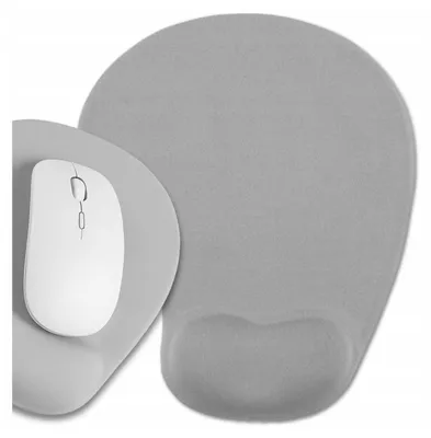 Produktbild von EDIBAZZAR | Mauspad für Schreibtischmäuse, rutschfest, ergonomisch, grau