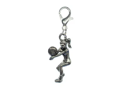 Produktbild von Volleyballspielerin Charm Anhänger Bettelarmband Miniblings Charms Volleyball