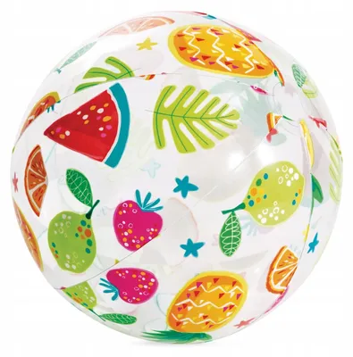 Produktbild von INTEX Aufblasbarer Strandball mit Fruchtmotiv 51 cm