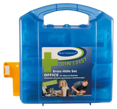 Produktbild von GRAMM medical Verbandkoffer OFFICE DIN 13 157, blau