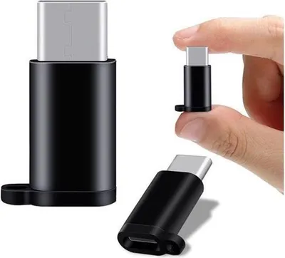 Obrázok produktu pre Redukcia zásuvka micro USBB-USBC čierna