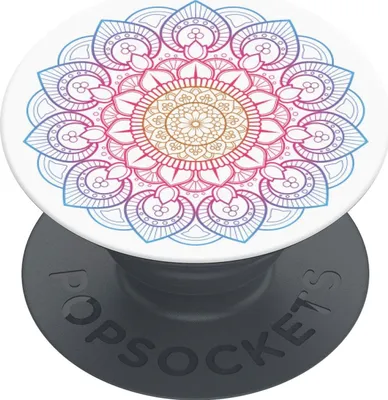 Obrázok produktu pre PopSockets Rainbow Mandala, Mobilný telefón / smartfón, Pasívny držiak, Ručne, Čierna, Modrá, Ružová, Biela, Žltá