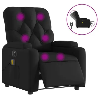 Produktbild von Massagesessel Elektrisch Schwarz Kunstleder