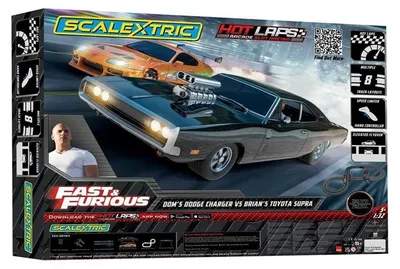 Produktbild von Scalextric 560001458 - 1:32 Scal. Fast and Furious Hot Laps - Neu
