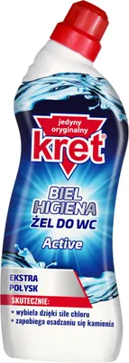 Zdjęcie produktu dla Kret Żel do WC Biel Higiena Active Fresh 750 g