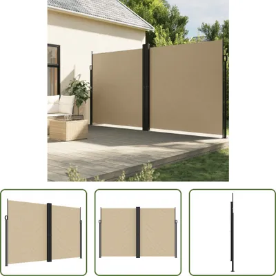 Zdjęcie produktu dla Wysuwana markiza boczna Living Store Beige 220x1200 cm