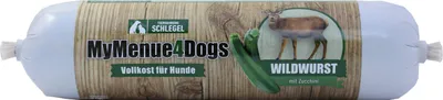 Produktbild von MyMenue4Dogs Hundefutter Wildwurst - 400 g