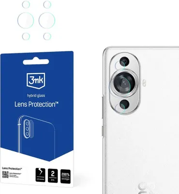 Produktbild von 3mk Hybridglas Lens Protection für Huawei Nova 11 Pro Kamera Objektiv Kameralinse 0,16mm 6H 4 Stück