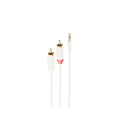Imagen del producto de shiverpeaks BS33983-W, 3,5 mm, Samec, 2 x RCA, Samec, 1,5 m, Blanco