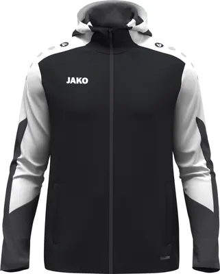 Produktbild von JAKO Unisex Kapuzenjacke Dynamic - 6870, Farbe:schwarz/weiß/anthrazit, Größe:XL