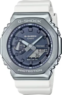 Produktbild von Casio G-Shock Armbanduhr weiss GM-2100WS-7AER