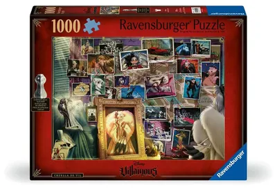 Image de Ravensburger Disney Villainous : Cruella de Vil, 1000 pièces, Dessins animés, 14 ans
