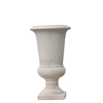Produktbild von Schöne Amphore aus Steinguss perfekt für den Garten die Terrasse oder den Vorgarten ist Frostfest Witterungsbeständig und Neu 58cm H, JA-070