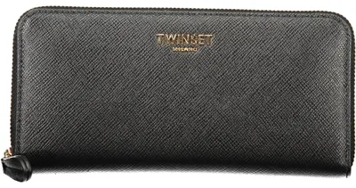 Image de Portefeuille Noir Pour Femme Twinset