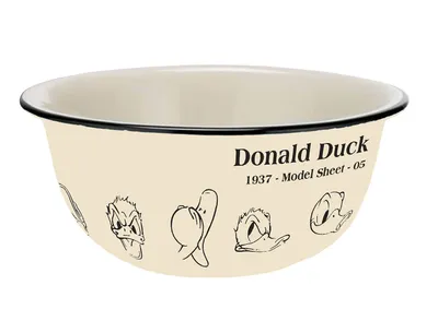 Produktbild von Müslischale Donald Duck Model Sheet Vintage