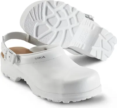 Produktbild von Sika Sicherheitsschuh Flex LBS offener Clog mit Fersenriemen Weiß-44