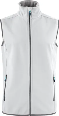 Produktbild von Trial Softshell Weste aus 94% Polyester, 280 g/m², mit Reißverschluss- und Netztaschen