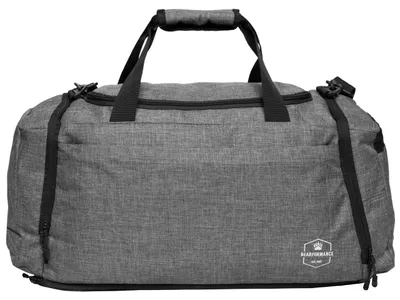 Sporttasche 42 L mit Schuh- & Nassfach, Rucksackfunktion, Grau