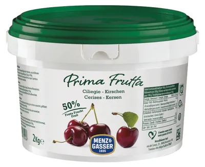 Immagine prodotto di Menz & Gasser Kersen Jam Prima Frutta 2000g – confettura di ciliegie di alta qualità