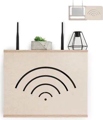 Produktbild von Szafka na router | skrzynka do przechowywania routera | ukryć router | pudełko na router | skrzynka ścienna | półka na wifi |  EU