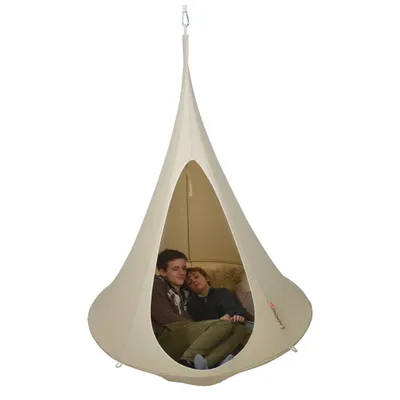 Produktbild von Cacoonworld Hängehöhle "Cacoon", Naturweiß, Single, ø 1,5 m
