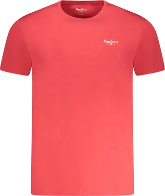 Obrázok produktu pre Pepe Jeans Pánske tričko s krátkym rukávom Červené PM508212ORIGINALBASIC3_RO285 : Veľkosť – L Veľkosť: L