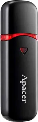Obrázek produktu pro Apacer USB flash disk, USB 2.0, 32GB, AH333, czarny, AP32GAH333B-1, USB A, z osłoną