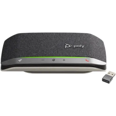 Obrázok produktu pre HP Poly Reproduktor Poly Sync 20+ USB-A, Mobilný telefón / PC, Strieborná, 55 dB, 0,715 m, Tlačidlá, Dotyk, IP64