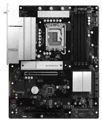 Zdjęcie produktu dla Asrock B860 Rock WiFi 7, Intel, LGA 1851 (Socket V1), Intel Core Ultra (Series 2), LGA 1851, DDR5-SDRAM, 256 GB