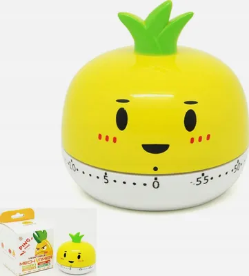 Produktbild von Küchenwecker Ananas Mechanisch 55 Minuten Zeitmesser Drehbar