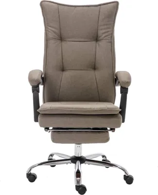 Obrázok produktu pre vidaXL Masážne kancelárske kreslo Taupe Fabric